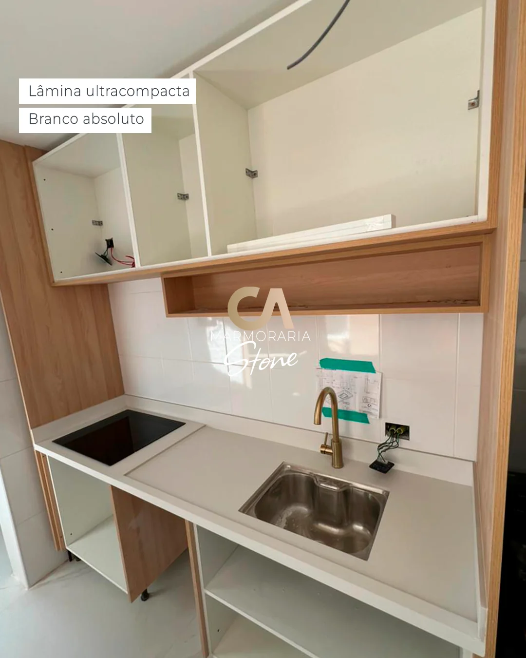 Projeto CA STONE - Lamina Ultracompacta Branco Absoluto 3